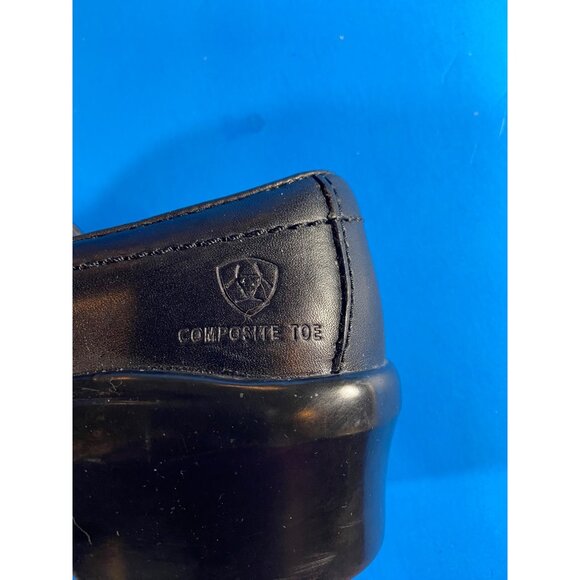 Women Ariat Clogs Mule US 6.5B Slip & Oil Resist Blk Leather Slip-On Work Shoes - Picture 11 of 11